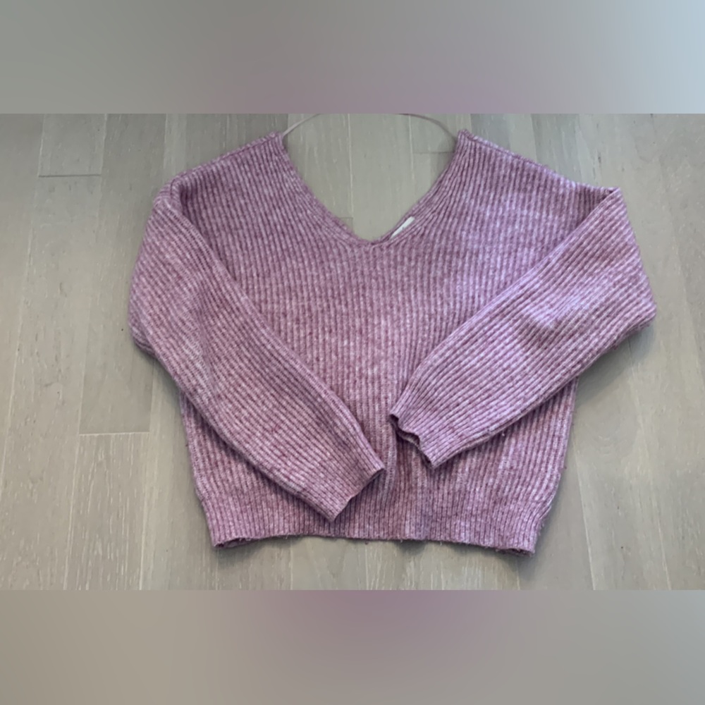 Anthropologie Pink Knit Sweater